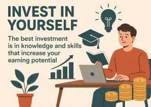 Invest in Yourself – The best investment is in knowledge and skills that increase your earning potential.