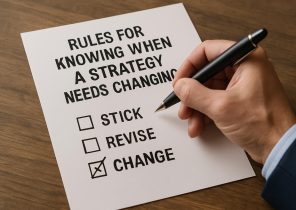 Rules for knowing when a strategy needs changing