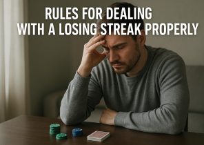 Rules for dealing with a losing streak properly