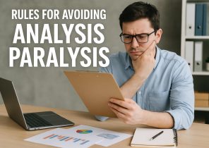 Rules for avoiding analysis paralysis