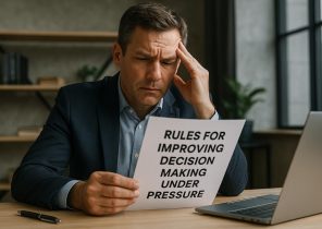 Rules for improving decision making under pressure